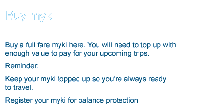 Buy myki information